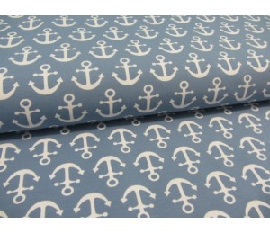 Jersey Anker hellblau